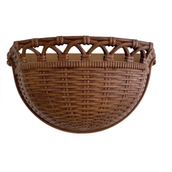 Wall Basket Vintage Home Interior Faux Wicker Planter Homco 
Wall Basket - Picture 1 of 5